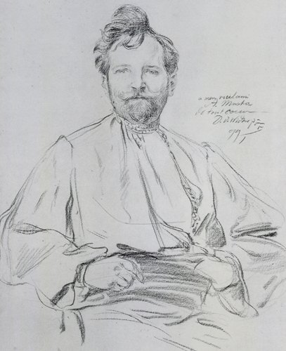 Alphonse Mucha - Selbstportrait
