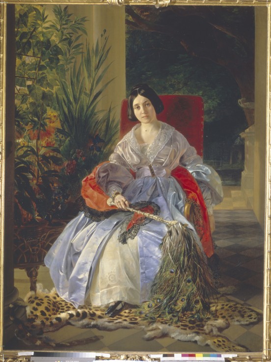 Porträt der Großfürstin Jelisaweta Pawlowna Saltykowa von Brüllow