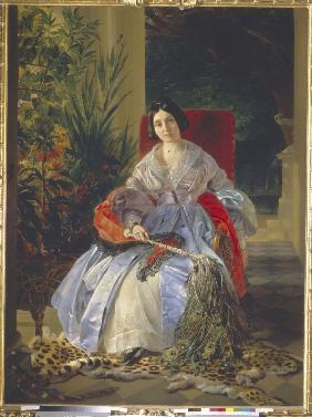 Porträt der Großfürstin Jelisaweta Pawlowna Saltykowa 1841