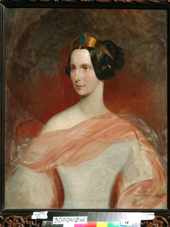 Porträt der Kaiserin Alexandra Fjodorowna (Charlotte von Preußen), Frau des Kaisers Nikolaus I. (179 von Brüllow