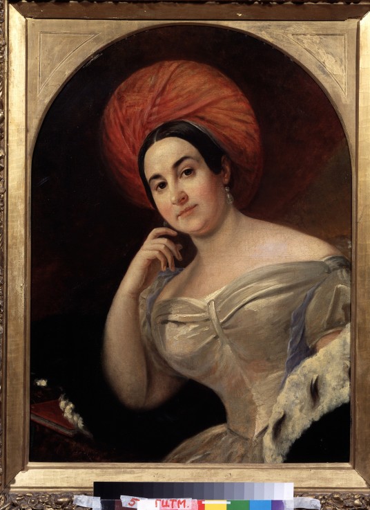 Porträt der Schauspielerin Ekaterina Semjonowa (1786-1849) von Brüllow