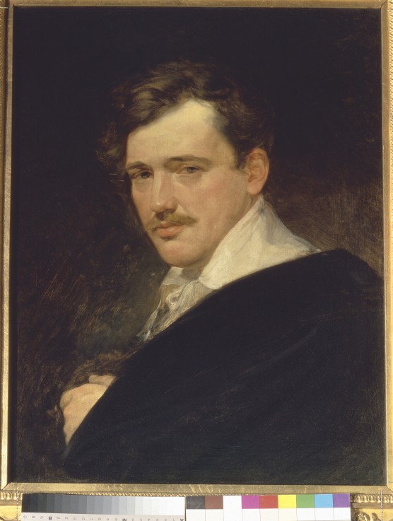 Porträt von Alexander Nikolajewitsch Lwow (1786-1849) von Brüllow