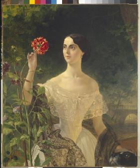 Porträt von Gräfin Sophia Alexandrowna Bobrinskaja, geb. Samojlowa (1797-1866) 1849