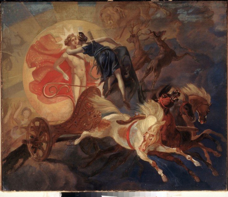 Sonnenfinsternis (Diana nimmt Abschied von Apollon) von Brüllow