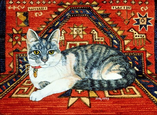 First Carpet-Cat-Patch, 1992  von Ditz