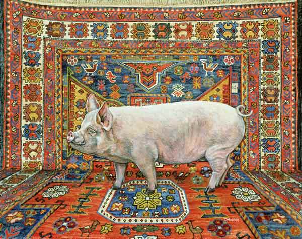 Singleton Carpet Pig  von Ditz