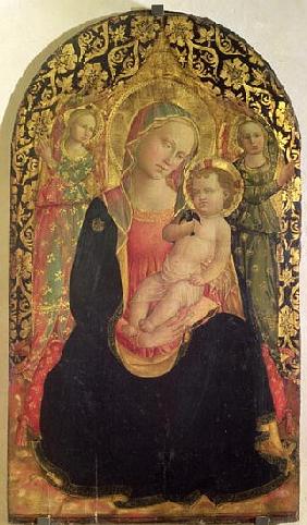 Madonna of Humility with two angels