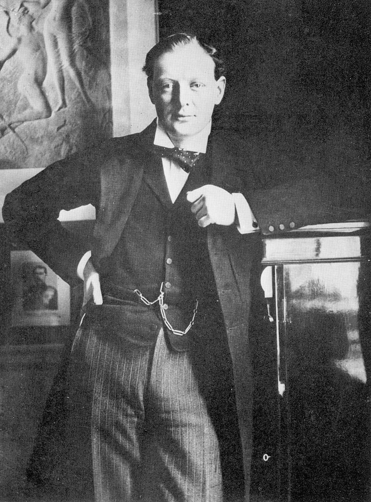 Winston Spencer Churchill in 1904 von English Photographer