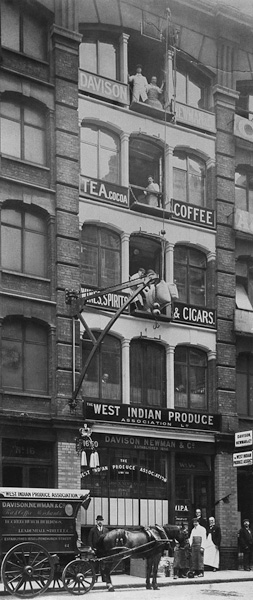 Davison Newman & co, Creechurch Lane, London c.1920 (b/w photo)  von English Photographer