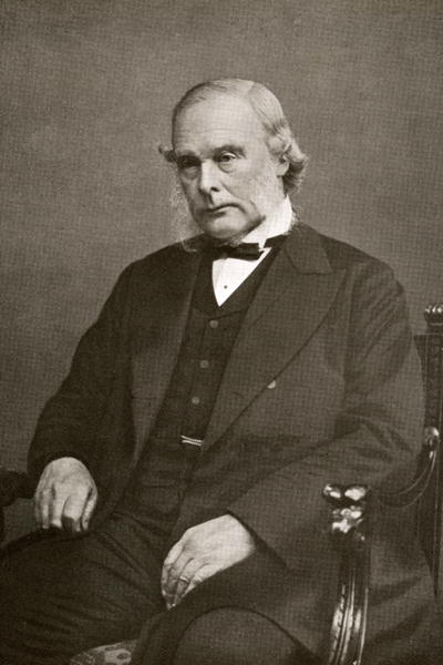 Joseph Lister, from ''The Year 1912'', published London, 1913 (b/w photo)  von English Photographer