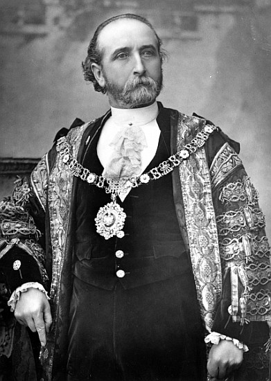 Sir James Whitehead, Lord Mayor of London, c.1888-9 von English Photographer