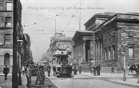 Mosley Street, and City Art Gallery, Manchester, c.1910