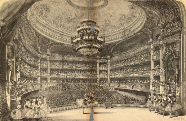 Paris, Oper, Innenansicht, 1874 von Fichot.