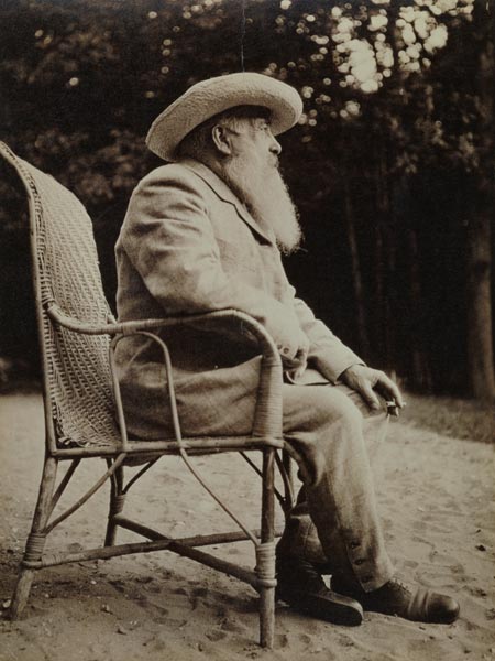 Claude Monet (1840-1926) (b/w photo)  von French Photographer
