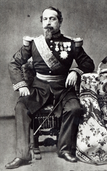 Napoleon III, 1860-70 (b/w photo)  von French Photographer