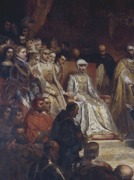 Karl V. überträgt Regierung von Gallait