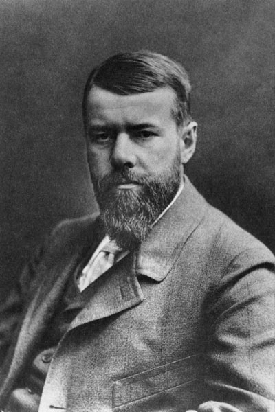 Max Weber (1864-920) c.1896-97 (b/w photo)  von German Photographer