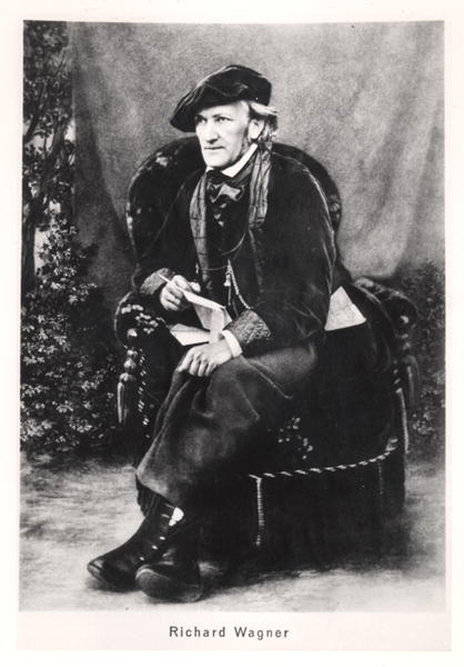 Richard Wagner (1813-1883) (b/w photo)  von German Photographer