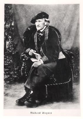 Richard Wagner (1813-1883) (b/w photo) 