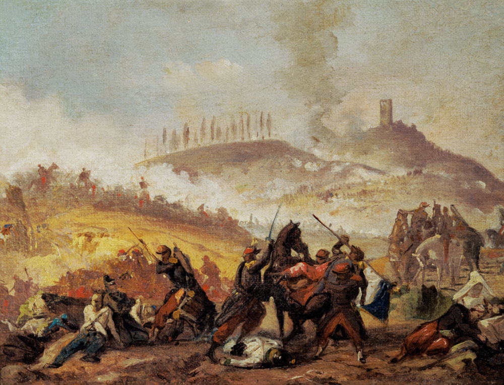 The Battle of Solferino von Italian School