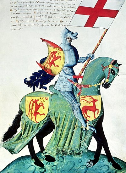 A Knight Carrying the Arms of Verona, from the ''Codex Capodilista'' von Italian School