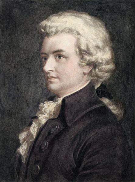 Idealisiertes Mozart-Porträt