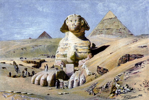 Die Pyramiden von Gizeh von Körner