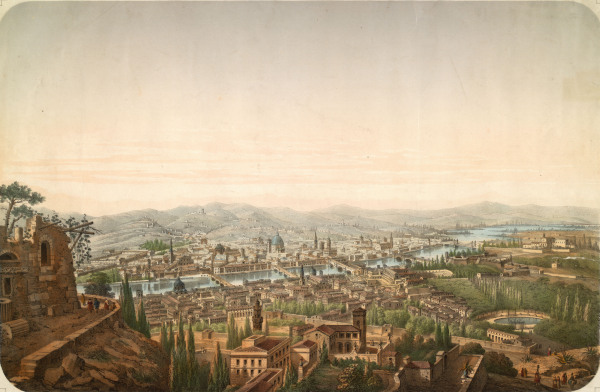 Florenz, um 1860 von Lebreton