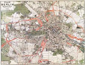 Berlin, Stadtplan 1832