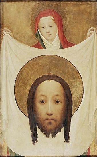 Saint Veronica with the Sudarium, c.1420 (oil on walnut) von Master of Saint Veronica