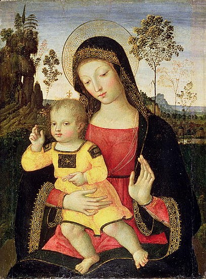The Virgin and Child, 15th century von Pinturicchio (Bernardino di Biagio)