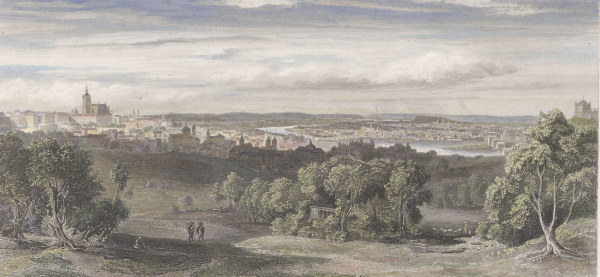 Panorama von Prag von Poppel