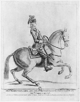 The Chevalier d''Eon as a Dragoon