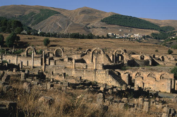 General view of the baths, High Imperial Period (27 BC-395 AD) (photo)  von Roman Imperial Period (27 BC-476 AD)