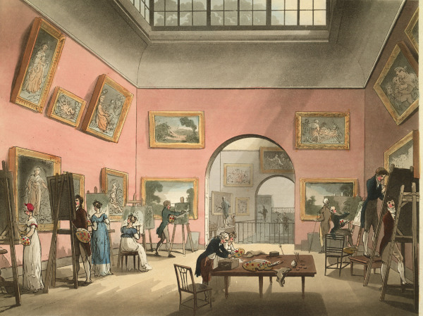 London, British Institution von Rowlandson