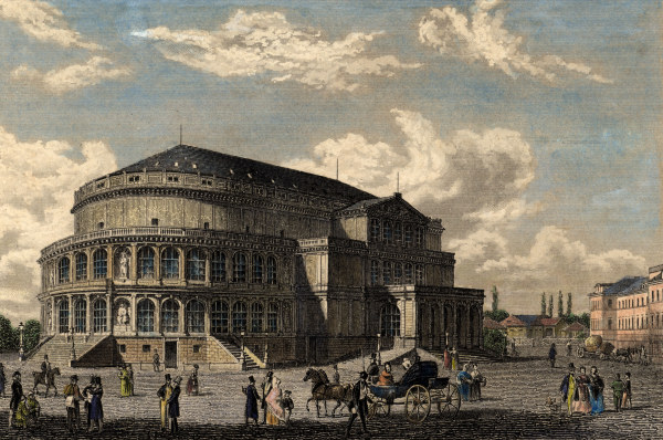 Dresden,Gesamtansicht Königl.Hoftheater von Schmidt