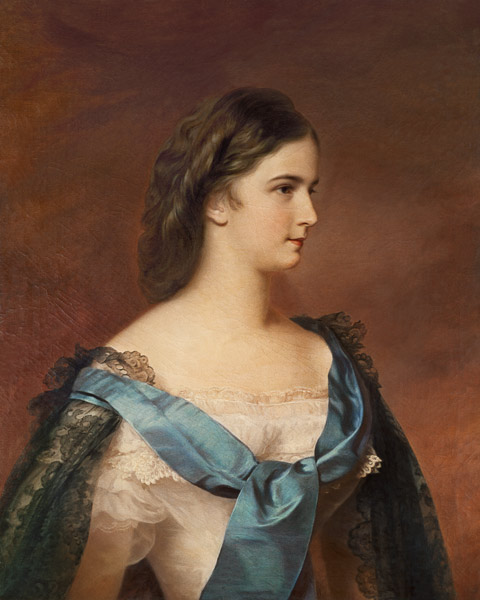 Elisabeth v.Österr.,Porträt von Schrotzberg