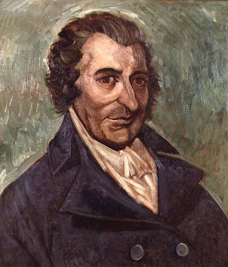 Portrait of Thomas Paine (1737-1809) von A. Easton