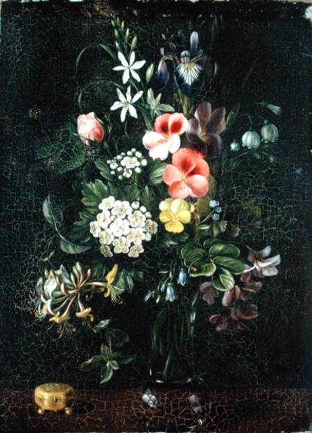 Vase of Flowers von A. Viedebant