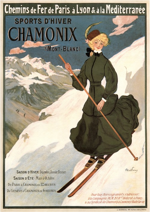 Chamonix Mont Blanc von Abel Faivre