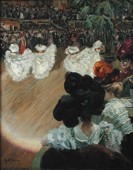 Quadrille at the Bal Tabarin von Louis Abel-Truchet