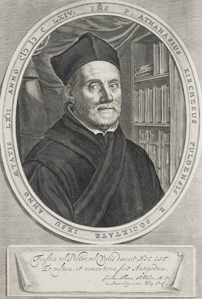 Porträt von Athanasius Kircher (1602-1680) von Abraham Bloemaert