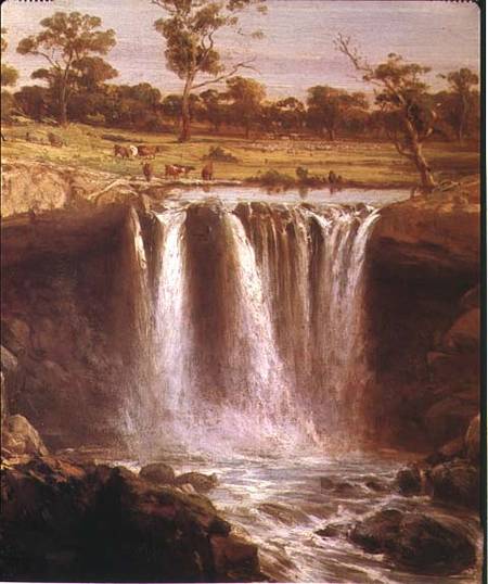 Falls on the Wannon, Australia von Abraham-Louis Buvelot