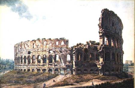 The Colosseum, Rome von Abraham Louis Rudolph Ducros