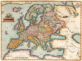 Europakarte (Aus: Theatrum Orbis Terrarum) 1579