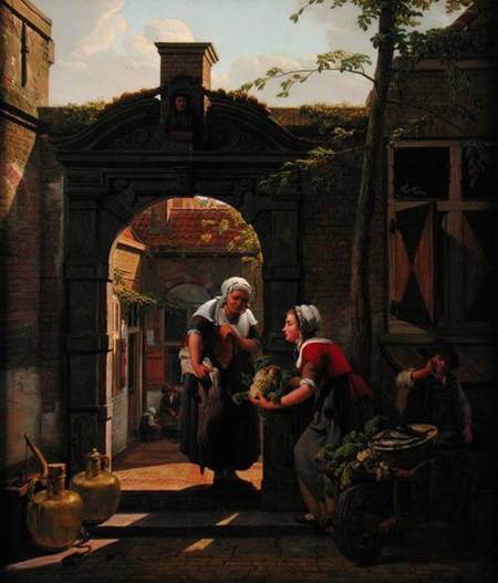 The Market Woman von Abraham van Strij