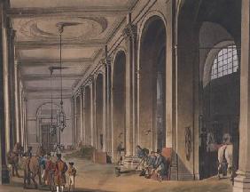 Kings Mews, Charing Cross from Ackermann's 'Microcosm of London'