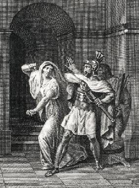 Illustration from 'Horatii' by Pierre de Corneille (1606-84)