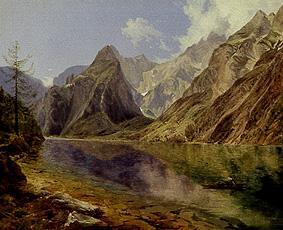 Der Königssee mit dem Watzmann von Adalbert Stifter