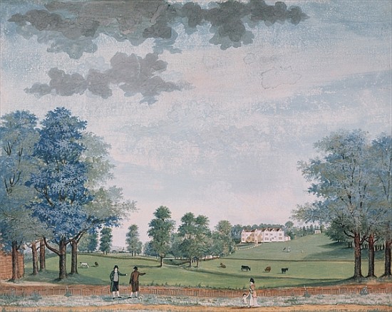 The Great House and Park at Chawton, c.1780 von Adam Callander
